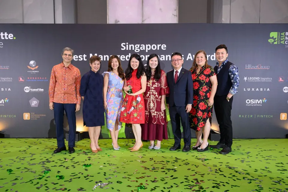 HRnetGroup team at the Singapore Best Managed Companies 2023 awards